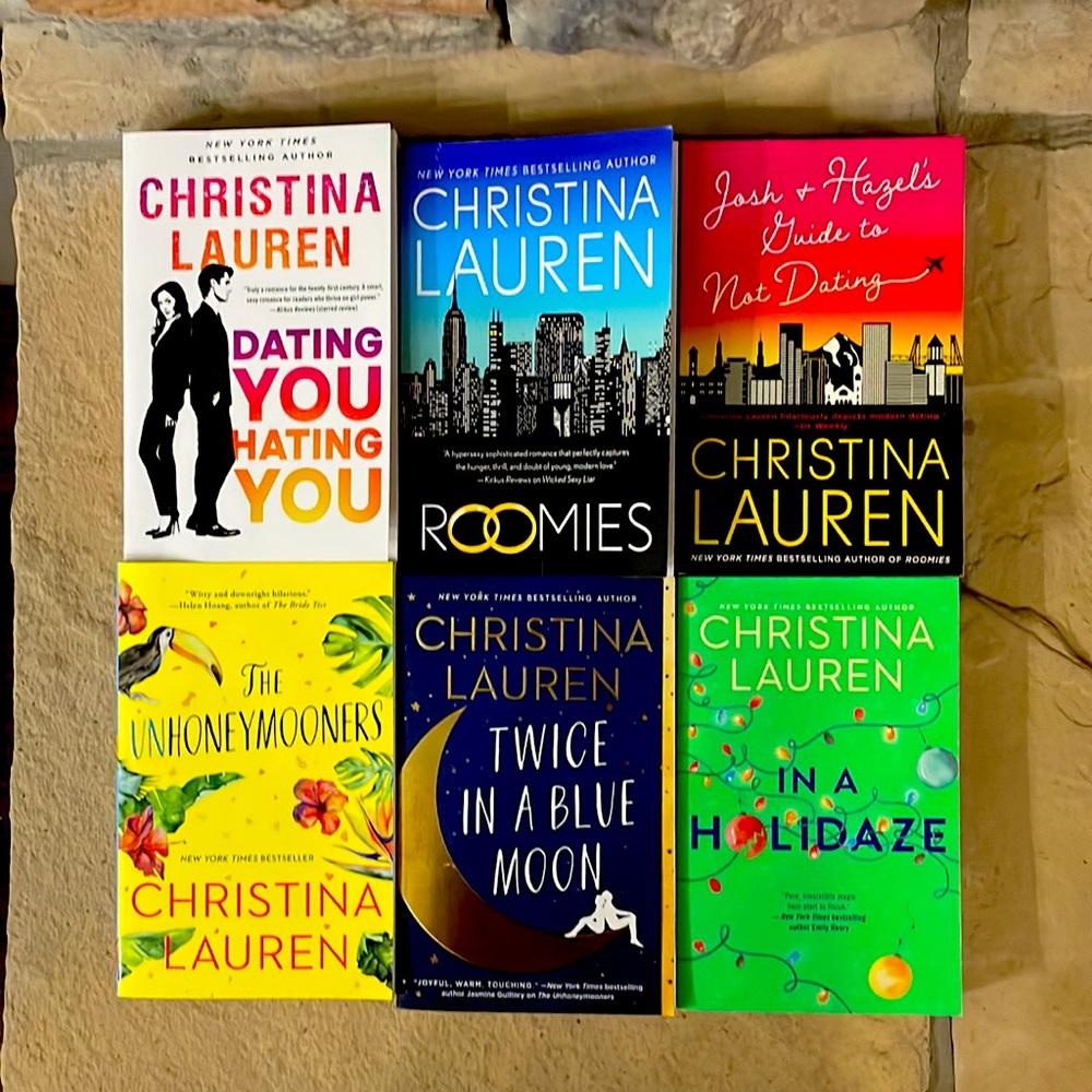 Lot of 6 novels by Christian Lauren